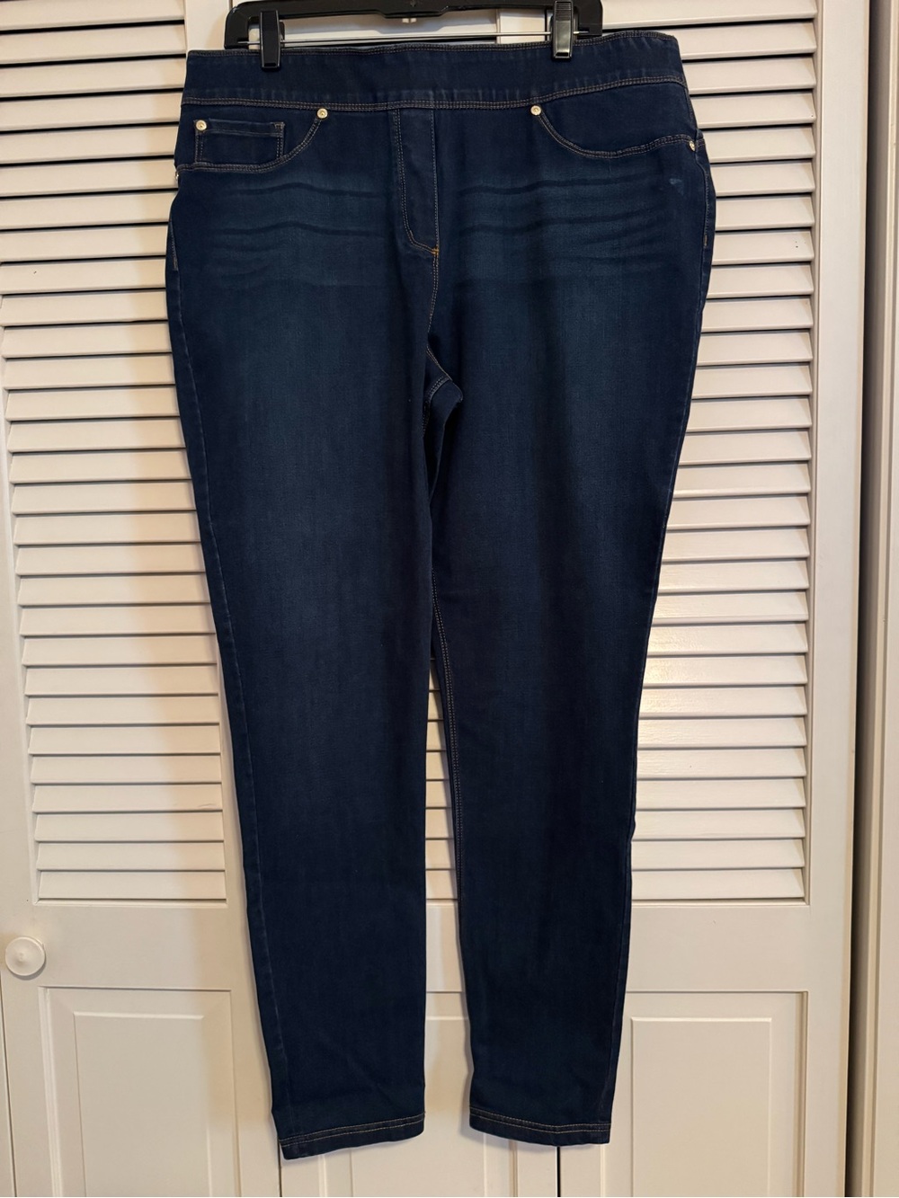 Luxe Navy Skinny Jeans